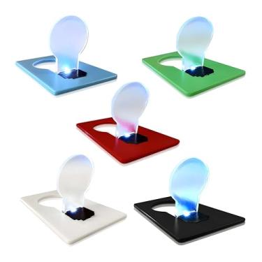 Imagem de Lâmpada Cartão Portátil LED Estilo Cartão de Crédito, Decoração de Natal Criativa Simples Para Casa e Brindes Compacta de Bolso Para Luz de Emergência ou Decorativo (1 Unidade)