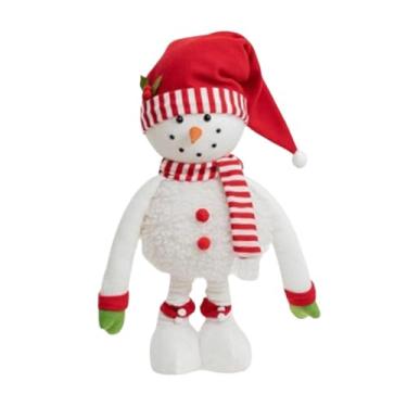 Imagem de UGPLM Boneco de neve telescópico de Natal, decoração de boneco de neve, lindo enfeite de Natal para festival de inverno, festa, prateleira de escritório, Telescópico50 a 83