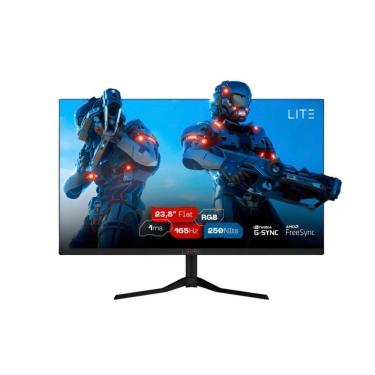 Imagem de Monitor Gamer Level Lite 23.8 Eled 180hz 1ms Painel Ips - Preto