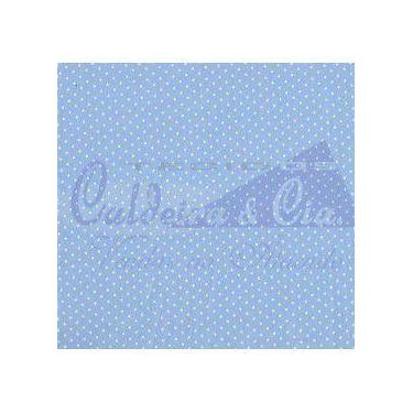 Imagem de Tecido Tricoline Mini Poá Azul para Artesanato - Tecidos Caldeira - 50