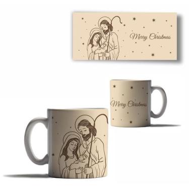 Imagem de Caneca Porcelana Natal Jesus Cristo Motivo Natal Menino 4 - Enjoy Shop
