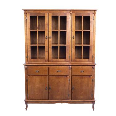 Imagem de Arca Oratório De Madeira Com Cruzetas Florença 6 Portas E 3 Gavetas - Imbuia Glazer