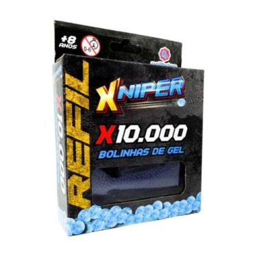 Imagem de Bolinhas De Gel P/ Arminhas de Brinquedo de (7 À 8mm) 10.000 - POLIBRI