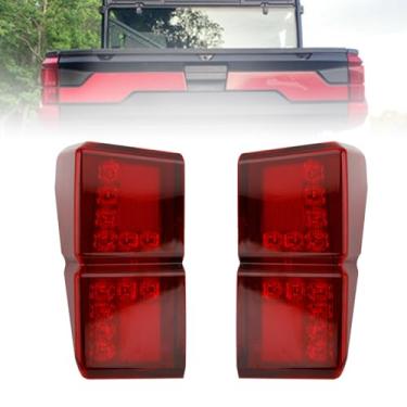 Imagem de LKV Lanterna traseira Ranger XP 1000, lanternas traseiras de LED, lâmpadas de freio traseiro para Polaris Ranger XP 1000/1000 Crew 2018-2025, substitui OEM #33700-HL3-A01, 2 peças