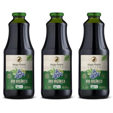 Imagem de Suco de Uva Tinto Orgânico 1L (SEM ADIÇÃO DE AÇÚCAR, e SEM GLUTEN) (3 Unidades)