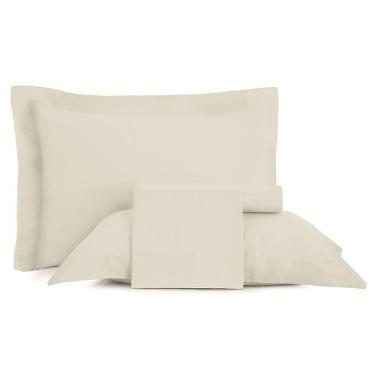 Imagem de Jogo de Cama King Altenburg Cetim 300 Fios Bege