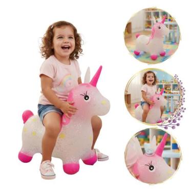Imagem de Unicornio Upa Upa Brinquedo Infantil Musical Premium Pula - Kidsbehapp