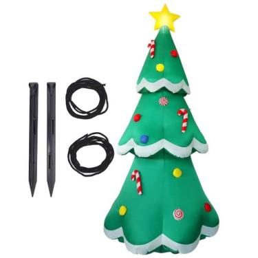 Imagem de Arvore Natal Inflavel Decoraçao Natalina Loja Comercio Casa Shopping V