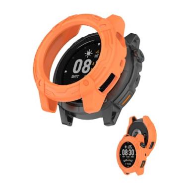 Imagem de Capa para COROS Nomad, NOUKAJU Smartwatch Capa TPU, fácil de instalar, à prova de quedas, macia, capa protetora para relógio externo Coros Nomad (laranja)