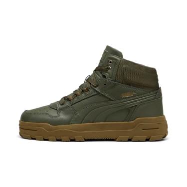 Imagem de PUMA Tênis masculino Rebound Abrupt, verde-oliva escuro - bronze salgueiro selvagem, 42, Dark Olive - bronze salgueiro selvagem, 42