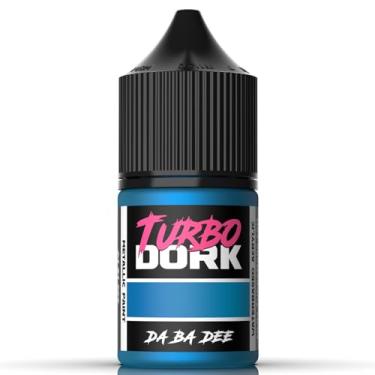 Imagem de Turbo Dork Tinta acrílica metálica Da Ba Dee frasco de 22 ml - Tinta de acabamento metálico não tóxico à base de água