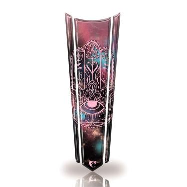 Imagem de Adesivo Faixa Gravata Tanque Moto Resinado Cacto Rosa