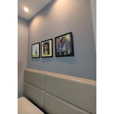 Imagem de Cabeceira Estofada Queen 4 Blocos Não é Segredo Facto Cinza Claro 160x60