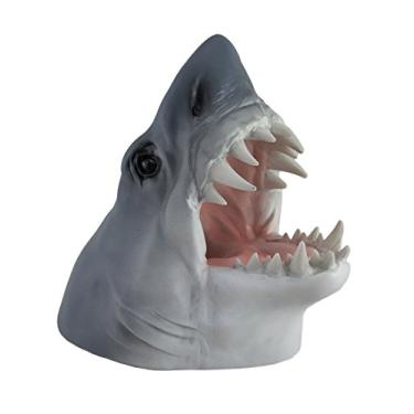 Imagem de Suporte para garrafa de vinho Zeckos Parched Predator Shark Head