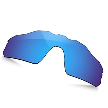 Imagem de TRUSHELL Lentes de reposição polarizadas para óculos de sol Oakley Radar EV S Path OO9510 31 mm, Azul gelo - polarizado, Radar EV S Path OO9510 31mm