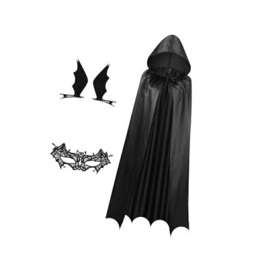 Imagem de kowaku Capa Longa com Capuz para O Halloween, Ideal para Apresentações Teatrais, Dramatizações E Bailes de Máscaras.