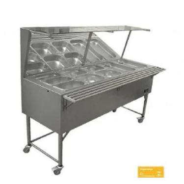 Imagem de Self Service Refrigerado Encosto Fritomaq 4 Cubas 148x60, 220V