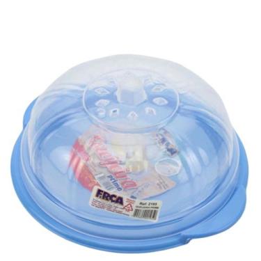 Imagem de Queijeira com Tampa Prime - Ercaplast, Azul