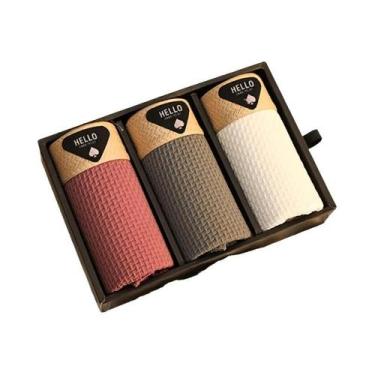 Imagem de Shorts Boxer De Malha De Seda Gelada Para Homens 3 Peças Sexy Fino U C