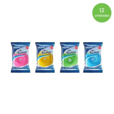 Imagem de Pedra Sanitária mista 25g Mil Aromas Cartela com 12 unidades