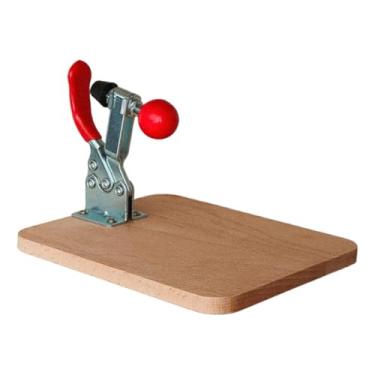 Imagem de DimyFew Porta-guardanapos Criativo de Madeira, Fácil de Usar, Prático, Plano, para Guardanapos de Papel, Moderno, para Restaurantes, Bares de Coquetéis E Muit, Marrom Claro, Tamanho real