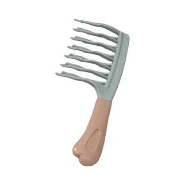 Imagem de Pente De Dentes Largos Para Cabelos Longos E Cacheados, Estilos Volumo