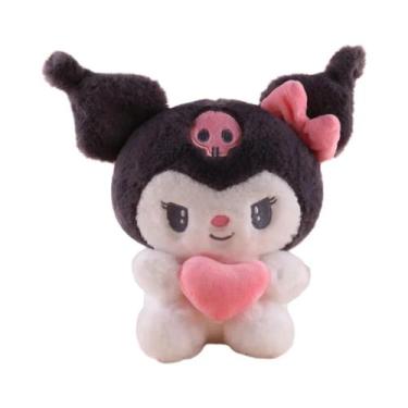 Imagem de Almofada De Pelúcia Sanrio Hello Kitty Kuromi De 22cm, Brinquedo Macio