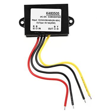 Imagem de Generic Conversor DC 8-60V para 5V 5A Módulo Impermeável Anti-choque para Tela LED de Carro, Câmera de Monitor, Ventilador 5V 5A