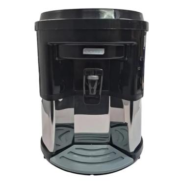 Imagem de Suporte para Galão de Água Ocean Inox Velas Oasis – 10 ou 20 Litros | Torneira Automática | Design Moderno Branco e Preto | Suporte para Água Mineral