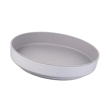 Imagem de Bandeja de Armazenamento Rotativa com Rotação 360 Graus Organizador Mesa para Cosméticos Perfumes Temperos Cozinha Lanches Frutas Plástico Resistente