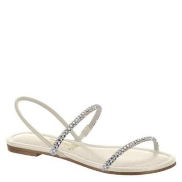Imagem de Sandália Rasteirinha Vizzano Strass Tamanco Deslumbrante-Feminino