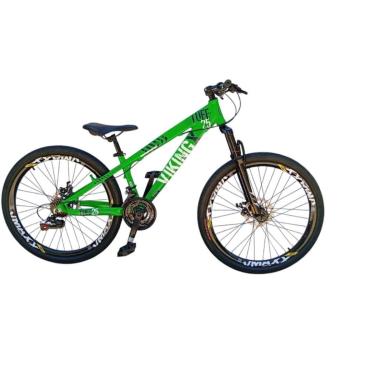 Imagem de Bicicleta 26 VikingX T25 21v Freeride Freio Disco Hidraulico Alum Pneu Balão Flame-Unissex