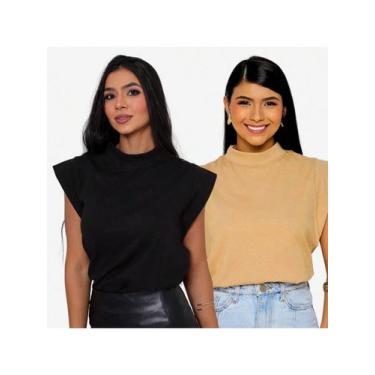 Imagem de KIT 2 Unidades Camiseta Muscle Tee Regata Ampla de Ombreira - Audax, P