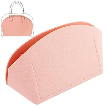 Imagem de Bolsa organizadora de feltro LV Alma BB – Bolsa organizadora portátil com vários compartimentos, 19 x 12 x 13 cm (rosa)