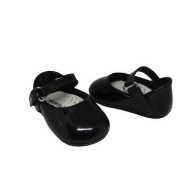 Imagem de Sapato de Bebe Sapatilha Salomé Casual Batizado Infantil Menina RN Man