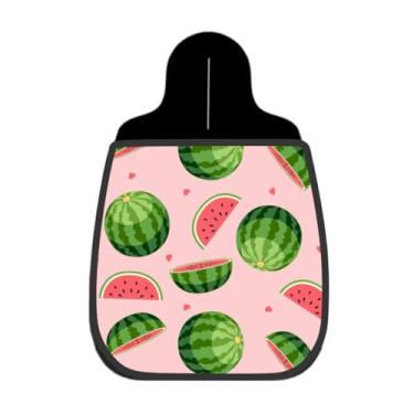 Imagem de Lixeira De Carro Organizador Lixinhocar Melancia Fundo Rosa