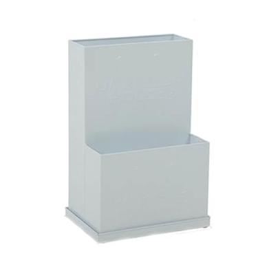 Imagem de Suporte de guarda-chuva criativo para ambientes internos, aparência antiga, entrada de metal, decoração de corredor, parede com bandeja de gotejamento removível, suporte para baldes de escritório em