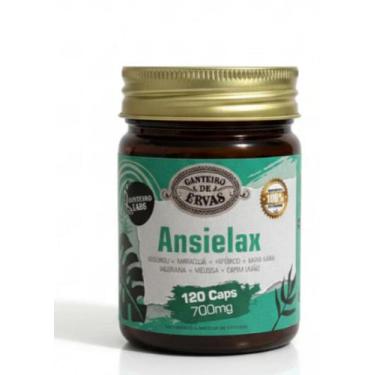 Imagem de Ansielax Composto Natural 120 Cáps 700 mg Canteiro de Ervas.