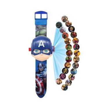 Imagem de Relógio Projetor Infantil De Desenhos Animados Homem-Aranha Homem De F