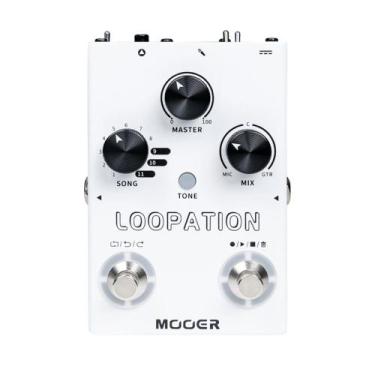 Imagem de Pedal De Loop Vocal Mooer MVP3 Loopation Phantom Power 48v Reverb 70 M