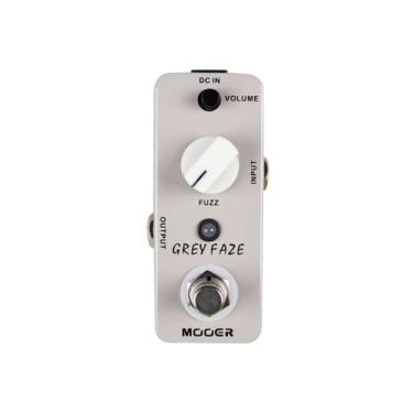 Imagem de Pedal de Fuzz Mooer Grey Faze MGFF Som Vintage Controles Volume e Fuzz
