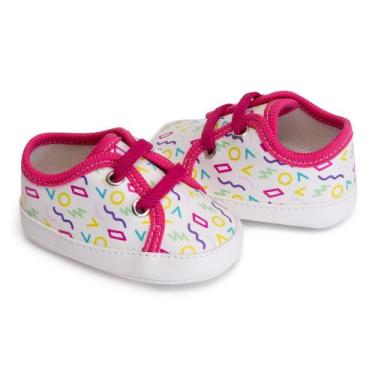 Imagem de Tênis Infantil Bebê Pimpolho 00 a 7 meses Menina, Pink alegre, 03