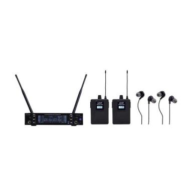 Imagem de Monitor sem fio dylan dsm300 duplo uhf 2 bodypacks e 2 fones