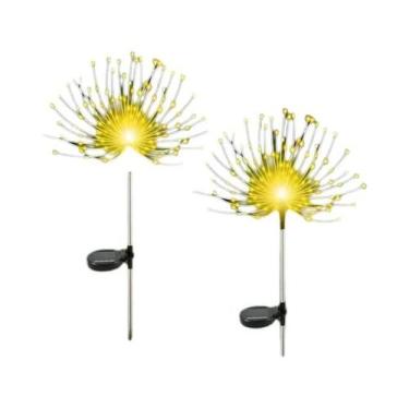 Imagem de Luzes Solares Impermeáveis Para Jardim, Lâmpadas Decorativas De Fogos 