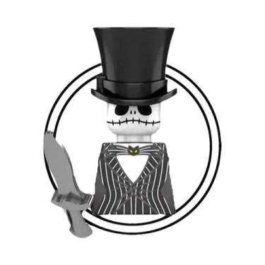 Imagem de Mini Figura De Terror Clássica Dos Palhaços Assassinos, Modelo De Bloc