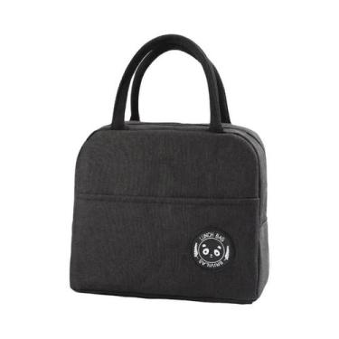 Imagem de Bolsa Térmica Isolada Para Almoço Com Papel Alumínio, Pacote De Gelo P