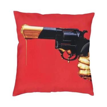 Imagem de Capa De Almofada Quadrada Com Estampa 3D De Natal, Dupla Face, Para De