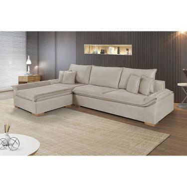 Imagem de Sofa Martins M-201 Veludo Canto Estofados Martins