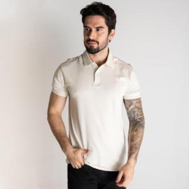 Imagem de Camisa Polo Forum Logo Muscle Areia-Masculino