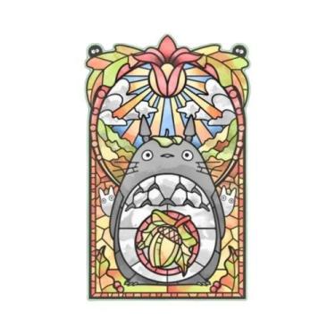 Imagem de Kit De Pintura Diamante 5D DIY Anime Gato Japonês Em Tela Para Decoraç